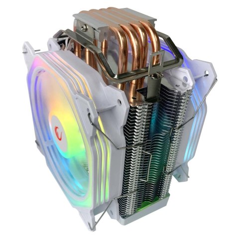 Chłodzenie CPU Rampage OCTAGONC60-WHITE LGA1700/AM5 1800RPM 2x 120mm ARGB PWM