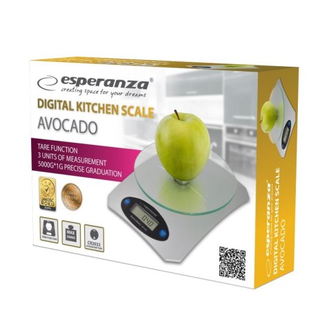 Waga kuchenna ESPERANZA EKS006 (Maks. 5000g /Srebrny )