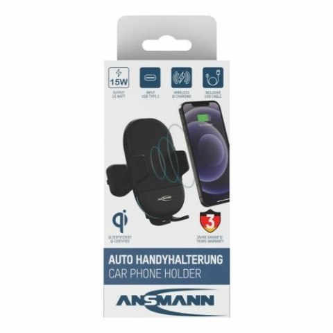 Ansmann 1000-0033 uchwyt Uchwyt aktywny Telefon komórkowy/Smartfon Czarny