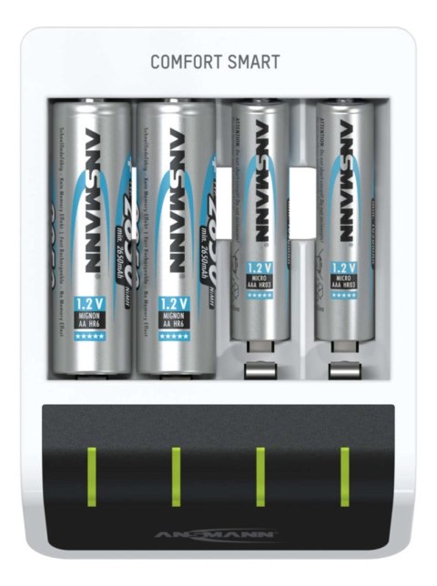 Ansmann Comfort Smart ładowarka akumulatorów Akumulator do domowego użytku USB