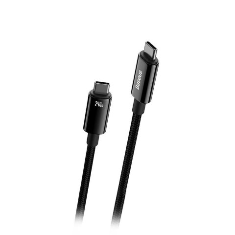 Kabel Baseus CAWJ040101 USB-C - USB-C 240W 480Mb/s 2m - czarno-szary