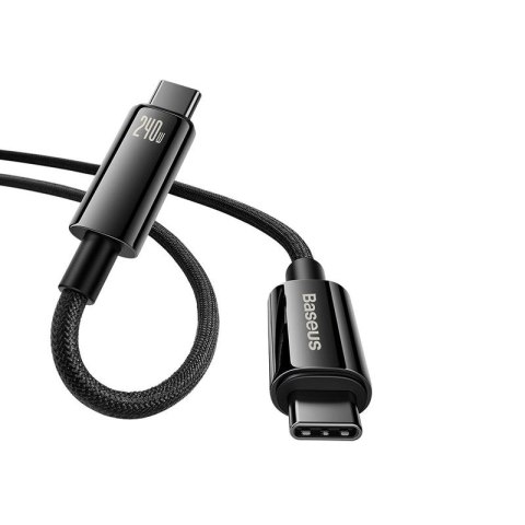 Kabel Baseus CAWJ040101 USB-C - USB-C 240W 480Mb/s 2m - czarno-szary