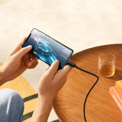Kabel Baseus CAWJ040101 USB-C - USB-C 240W 480Mb/s 2m - czarno-szary
