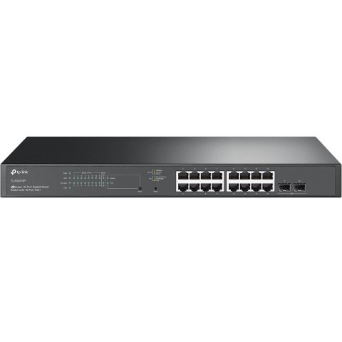 TP-Link JetStream TL-SG2218P przełącznik sieciowy Zarządzany L2/L2+ Gigabit Ethernet (10/100/1000) Obsługa PoE 1U Czarny