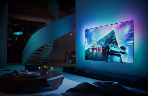 Philips 55OLED761/12 Telewizor 139,7 cm (55") 4K Ultra HD Smart TV Wi-Fi Metaliczny