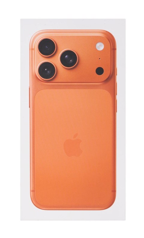 Apple iPhone 17 Pro 16 cm (6.3") Dual SIM iOS 26 5G USB Type-C 512 GB Pomarańczowy