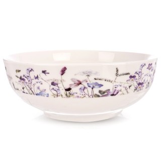 Miska Porcelanowa na Sałatkę Owoce Duża w Polne Kwiaty Louka 1,6 L ORION
