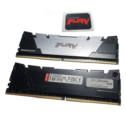Pamięć DDR4 Kingston Fury Renegade 32GB 2x16GB 3200MHz CL16 1,35V 1Gx8