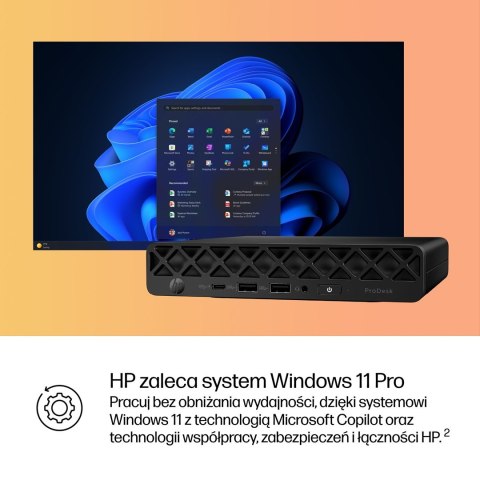 HP ProDesk 4 Mini G1i Ultra 5 225T 16GB DDR5 5600 SSD512 Arc W11Pro 3Y OnSite