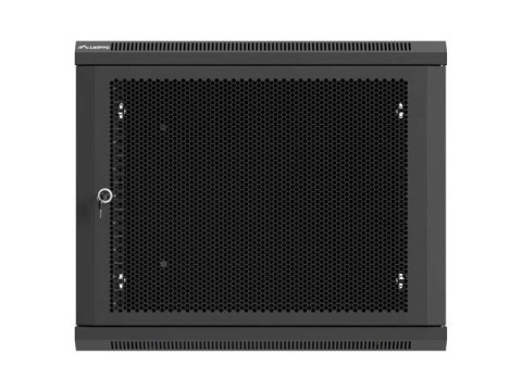 LANBERG SZAFA INSTALACYJNA RACK WISZĄCA 19" 9U 600X600 CZARNA DRZWI PERFOROWANE (FLAT PACK)