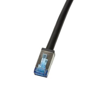 Patchcord LogiLink CQ7103S Cat.6A S/FTP PVC+PE 15m czarny - OPAK ZAST
