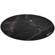 Arozzi Zona Round Floor Pad Czarny, Marmurowy kolor Mikrofibra, Guma