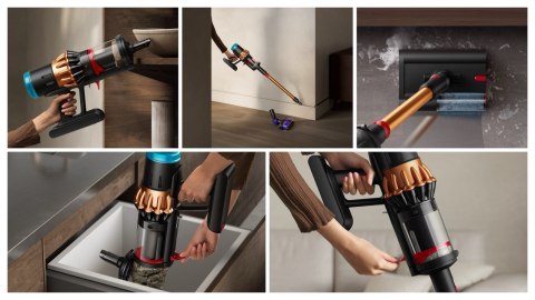 Dyson V16 Piston Animal Submarine Odkurzacz stojący 2 w 1 Bateria Suchy HEPA Bez worka 900 W Czarny, Miedziany