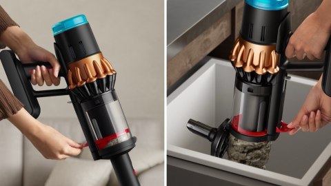 Dyson V16 Piston Animal Submarine Odkurzacz stojący 2 w 1 Bateria Suchy HEPA Bez worka 900 W Czarny, Miedziany