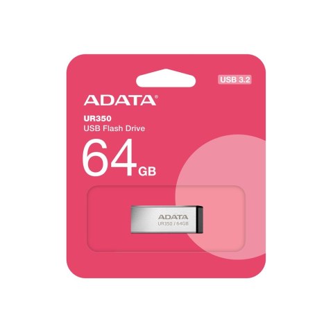 ADATA UR350 pamięć USB 64 GB USB Typu-A 3.2 Gen 1 (3.1 Gen 1) Czarny