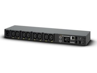 CyberPower PDU41005 rozdzielacz zasilania PDU 8 x gniazdo sieciowe 1U Czarny