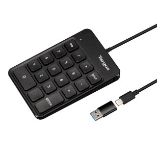 Targus AKP13GL klawiatura numeryczna Uniwersalne USB Czarny