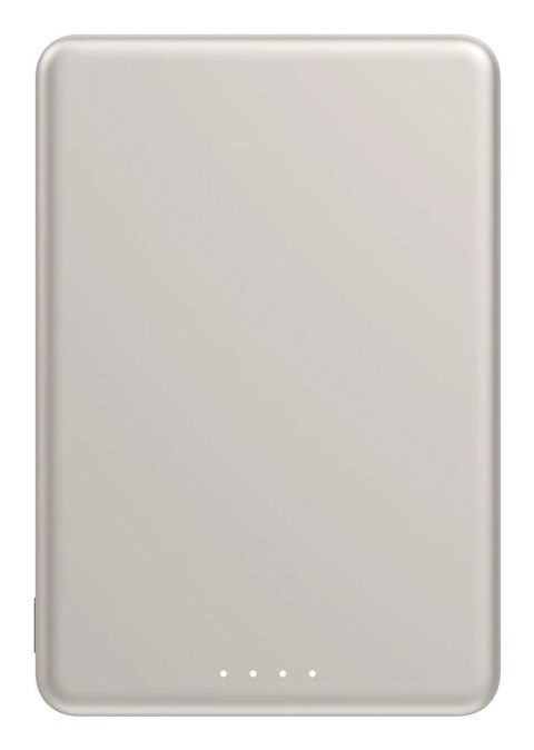 Xiaomi Super Slim Magnetic Power Bank 5000 Litowo-jonowa (Li-Ion) 5000 mAh Bezprzewodowe ładowanie Piaskowy