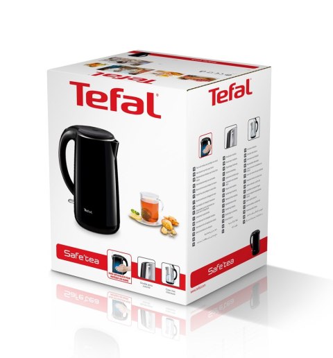 Tefal Safe'Tea KO2608 czajnik elektryczny 1,7 l 1800 W Czarny