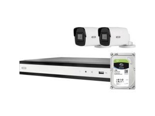 ABUS PoE-Video-Set: 2 Mini-Tube-Kameras + NVR 4Ch.TVVR36402D