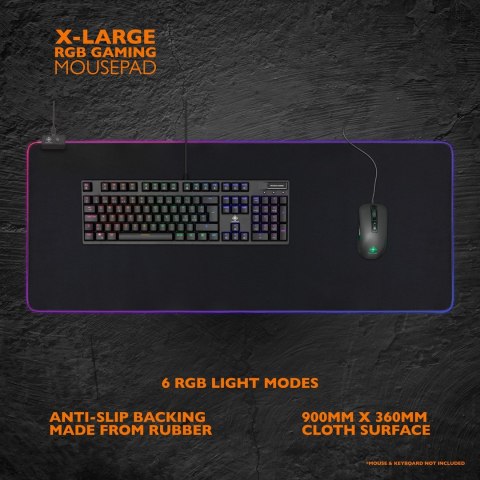 Deltaco Gaming GAM-079 podkładka pod mysz Podkładka dla graczy Czarny