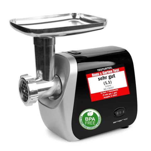 Emerio MG-130207 maszynka do mielenia 1300 W Czarny, Stal nierdzewna