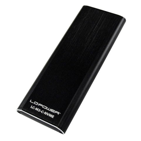 LC-Power LC-M2-C-NVME obudowa do dysków twardych Obudowa SSD Czarny M.2