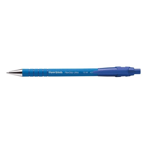 Papermate FlexGrip Ultra RT Niebieski Przyciskany długopis Średni 12 szt.