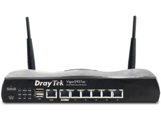 DrayTek Vigor2927ac router bezprzewodowy Gigabit Ethernet Dual-band (2.4 GHz/5 GHz) 4G Czarny