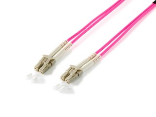 Equip 255516 kabel InfiniBand / światłowodowy 10 m LC Beżowy, Fioletowy