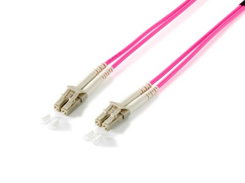 Equip 255516 kabel InfiniBand / światłowodowy 10 m LC Beżowy, Fioletowy