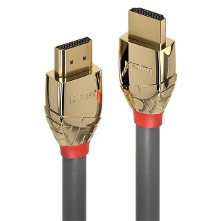 Lindy 37864 kabel HDMI 5 m HDMI Typu A (Standard) Złoto, Szary