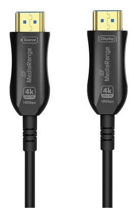MediaRange MRCS221 kabel HDMI 10 m HDMI Typu A (Standard) Czarny