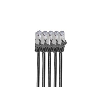 Shiverpeaks BS75515-S-SET5 kabel sieciowy Czarny 5 m Cat7 S/FTP (S-STP) Okrągły