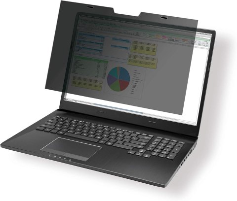 Durable 514657 filtr do ekranu 39,6 cm (15.6") Laptop Bezramkowy filtr prywatności na wyswietlacz