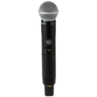 Shure SLXD2+/58=-G65 - Nadajnik "do ręki" z kapsułą SM58 (470-606 MHz)