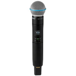 Shure SLXD2+/B58=-G65 - Nadajnik "do ręki" z kapsułą Beta58 (470-606 MHz)
