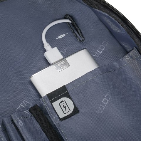 DICOTA Eco Multi Plus SELECT 39,6 cm (15.6") Obudowa na messenger Czarny