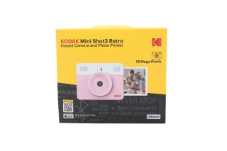 Kodak Mini Shot3 Retro 2in1 Camera & Printer Pink retail