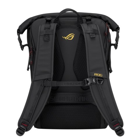 ASUS ROG SLASH Backpack Edition 20 plecak Plecak rolowany Czarny Poliester, Skóra woskowana (Pull Up)