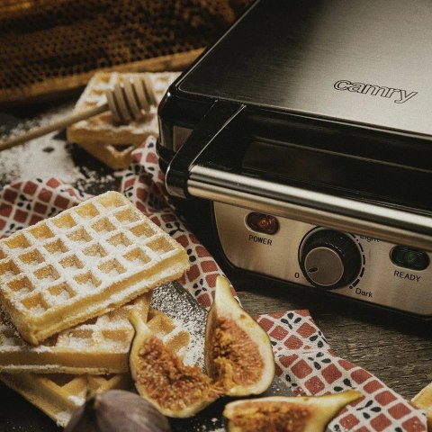 Camry CR 3025 gofrownica 4 wafel(e) Czarny 1500 W