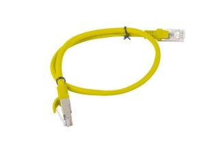 Patchcord UTP Lanberg PCU6-10CC-0050-Y (RJ45 - RJ45 ; 0,50m; UTP; kat. 6; kolor żółty)
