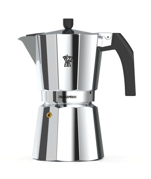 PEZZETTI Italexpress Kawiarka moka 0,45 l Aluminium, Czarny