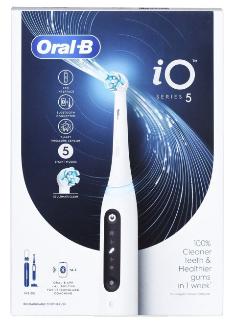Braun Oral-B Szczoteczka elektryczn iO5 Quite White (OUTLET)
