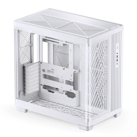 Jonsbo TK-4 Gehäuse, Midi-Tower, ATX, Tempered Glass - weiß