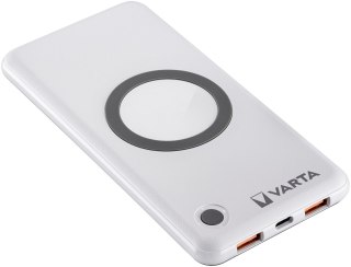 Varta 57913 Litowo-polimerowy (LiPo) 10000 mAh Bezprzewodowe ładowanie Biały
