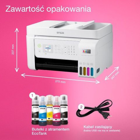 Epson EcoTank L5316 WiFi - wielofunkcyjna drukarka A4 z łącznością Wi-Fi i stałym zasilaniem w atrament