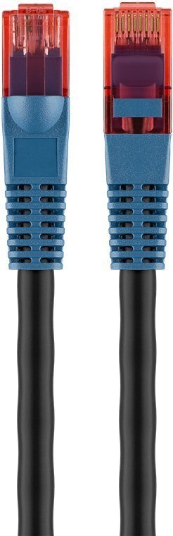 Goobay 94397 kabel sieciowy Czarny 75 m Cat6 U/UTP (UTP)