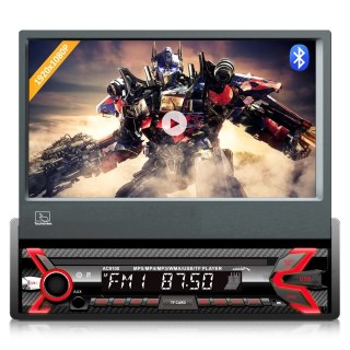 Audiocore AC9100 radio Samochód Cyfrowy Czarny, Czerwony