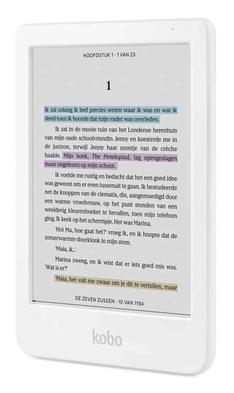 Czytnik E-booków Kobo Clara Color 6" 16GB Wi-Fi Biały